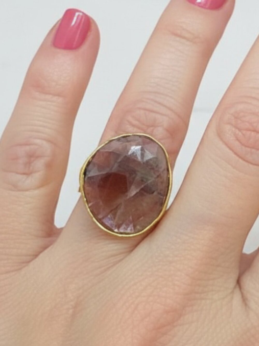 Rose-Cut Tourmaline Ring - Picture 4 of 6